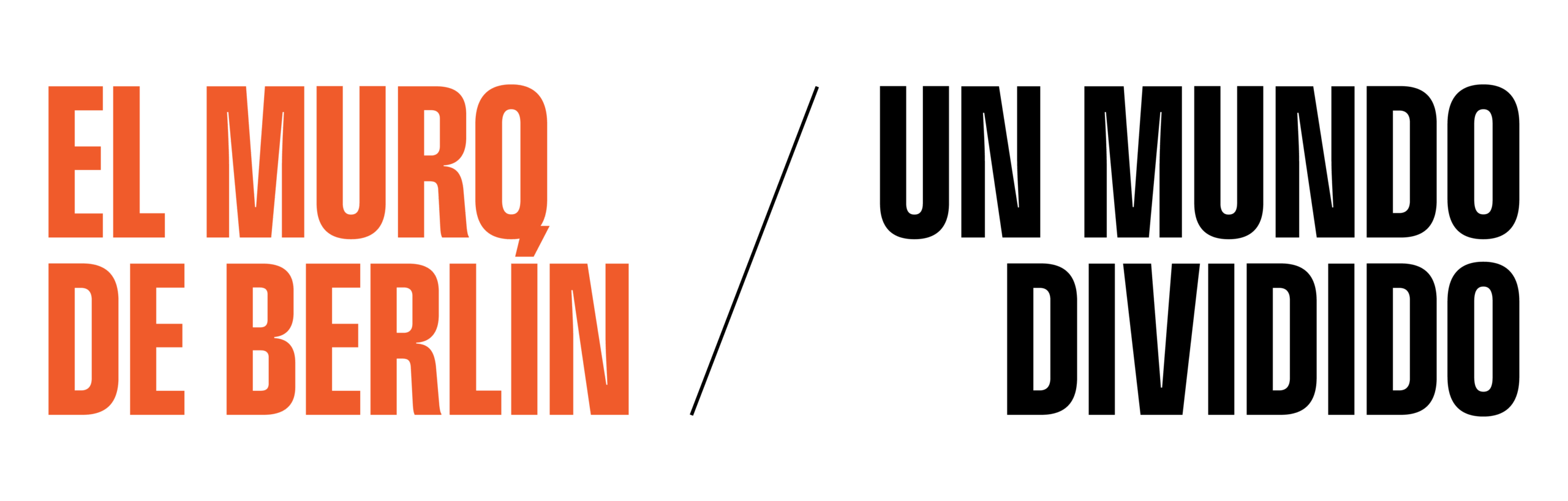 Logo Exposición el Muro de berlín